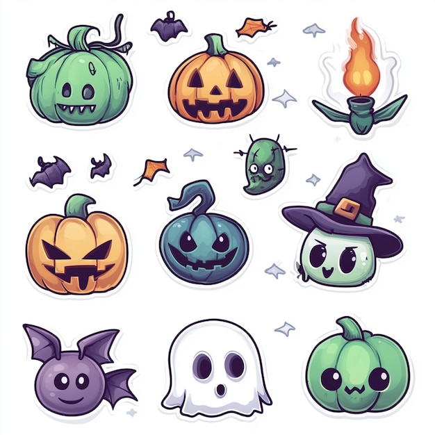 Creative Halloween Stickers