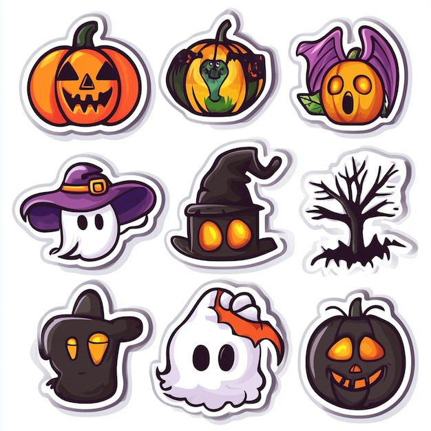 Creative Halloween Stickers