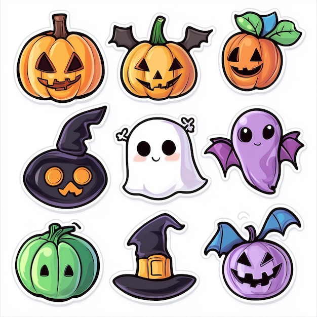 Creative Halloween Stickers