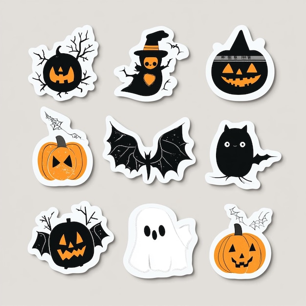 Creative Halloween Stickers