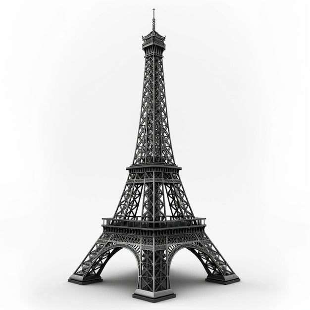 Creative icon design of Eiffel tower