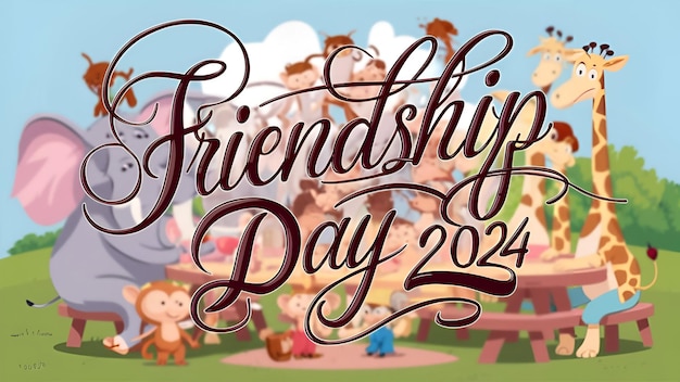 Creative Illustrations Celebrate Friendship Day 2024 with Loved Ones Friends Joyful moment