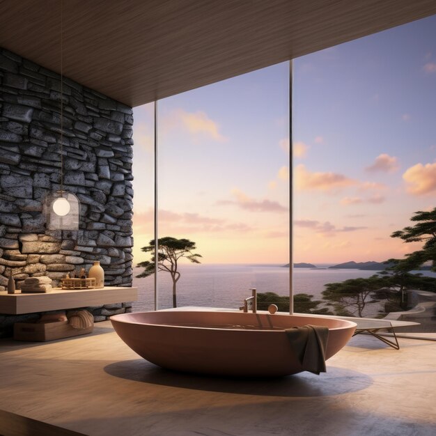 Creative Jacuzzi bathtub