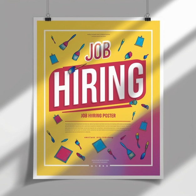 creative job hiring poster