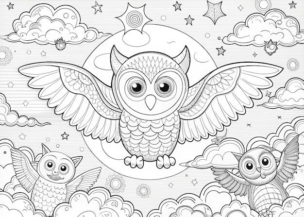 Creative Kids Coloring Pages Cute Creatures Edition