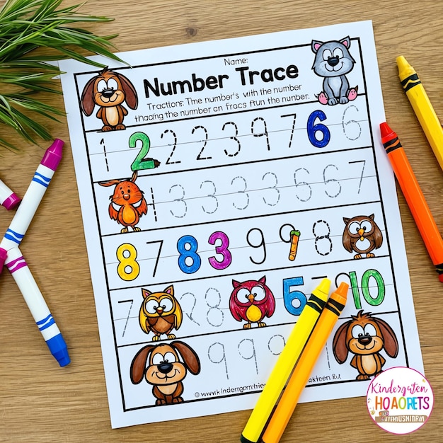 Photo creative kindergarten math worksheets to enhance learning