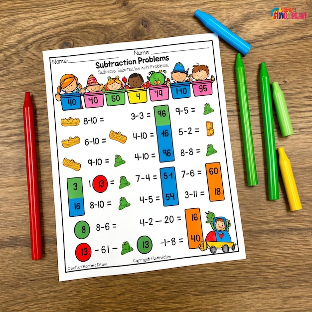 Photo creative kindergarten math worksheets to enhance learning