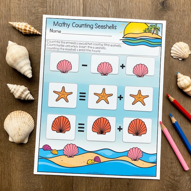 Photo creative kindergarten math worksheets to enhance learning