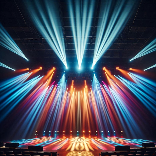 Creative lighting ramp solutions for immersive live music stage visuals