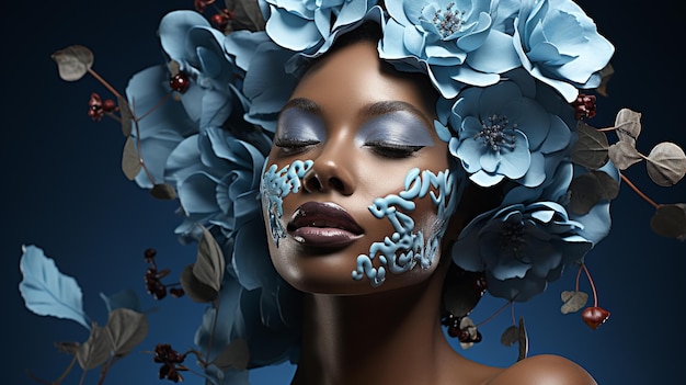 creative makeup HD 8K wallpaper Stock Photographic Image