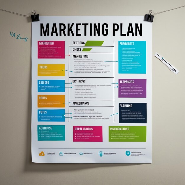 Photo creative marketing plan images for successful promotion