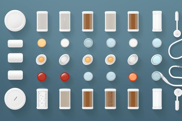 Photo creative pill vectors for healthcare designs