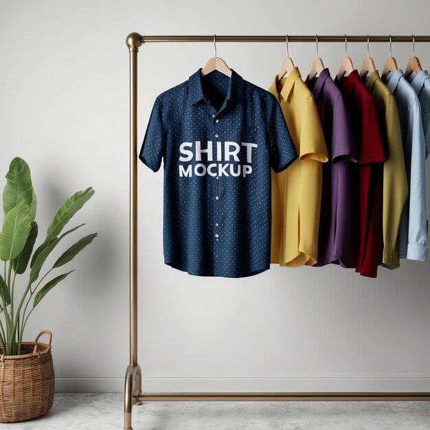 Creative Shirt Mockup for Unique Graphic and Logo Displays