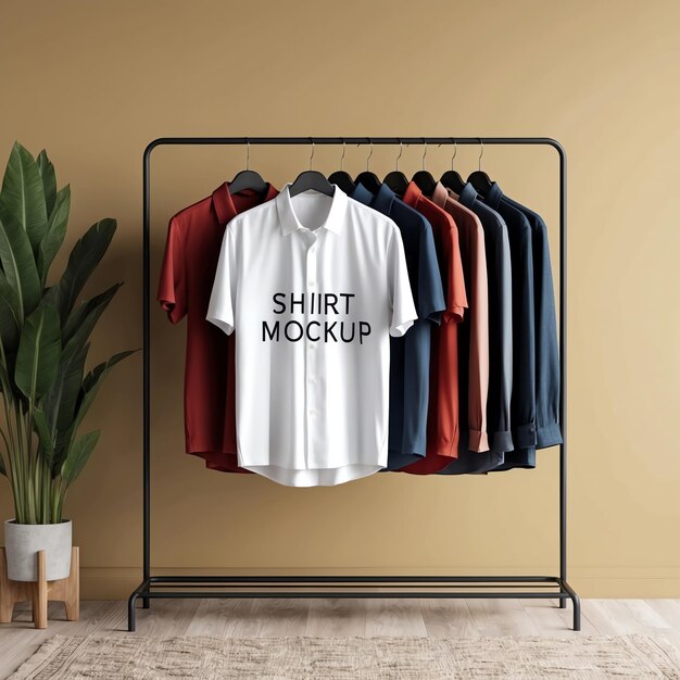 Creative Shirt Mockup for Unique Graphic and Logo Displays