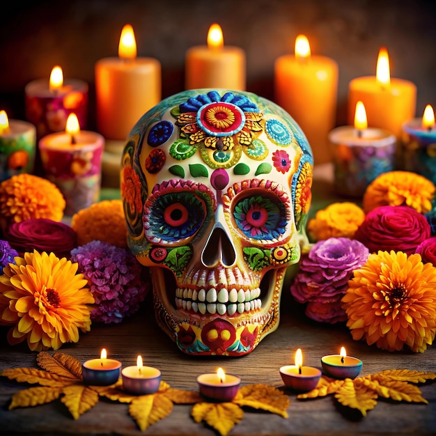 Photo creative skull photo concepts for striking visual art