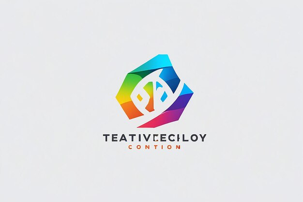 Photo creative technology logo design