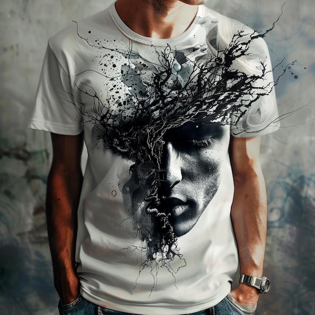 Photo creative tshirt design just the print for your perfect tee