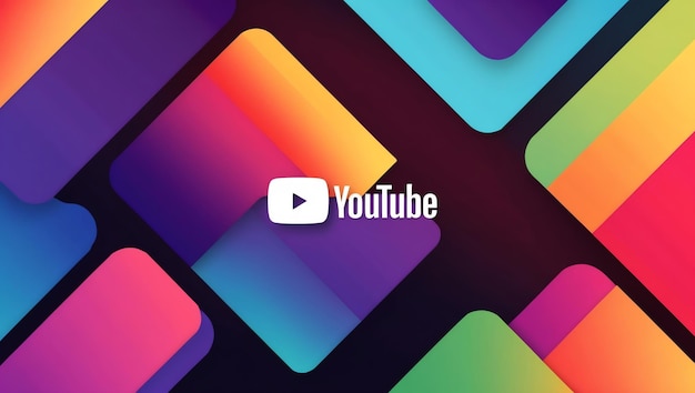 Photo creative youtube thumbnail background images with modern designs