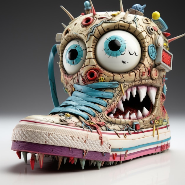 Creepy monster boots