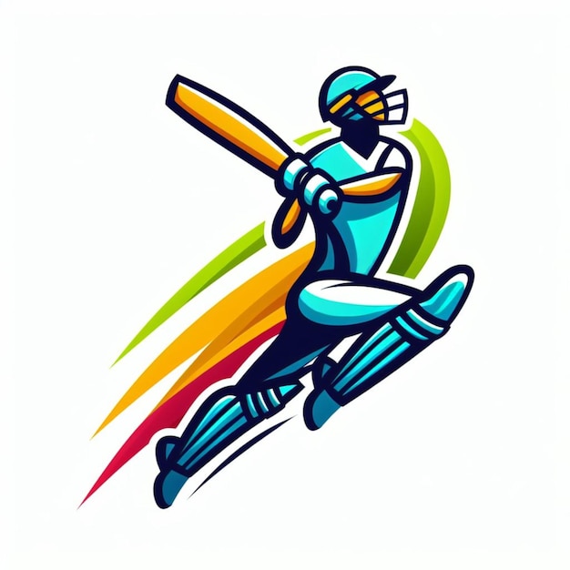 Cricket Logo Sportsmanship Victory and Team Unity Emblem