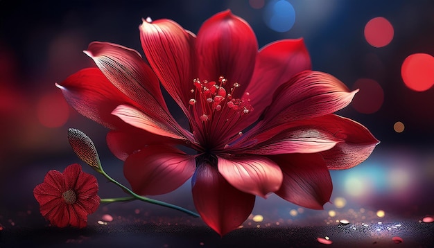 Crimson Bloom directly refers to the small red flower emphasizing its color