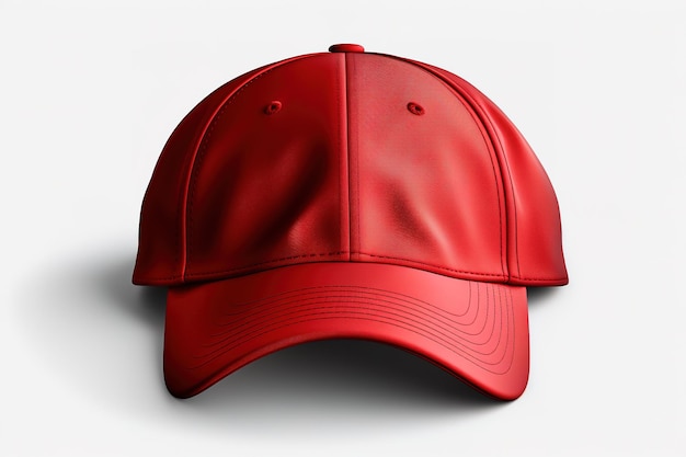 A Crimson Cap For A Sunny Day on a Clear PNG or White Background