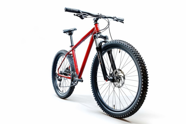 A Crimson Mountain Bike Ready for Adventure