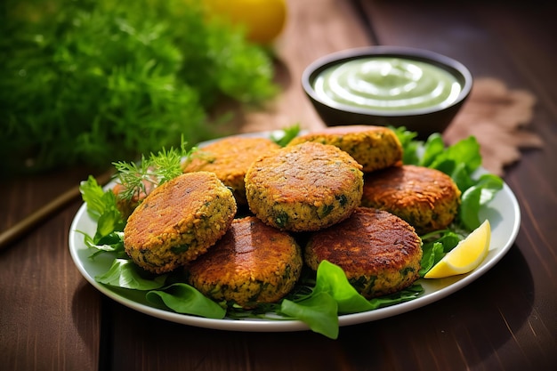 Crispy Baked Falafel Healthy Lunch Recipe