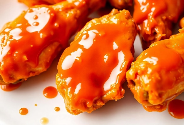 Photo crispy buffalo chicken wings