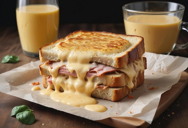 Crispy Croque Monsieur with Spicy