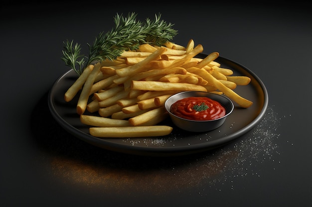 Crispy and golden French Fries