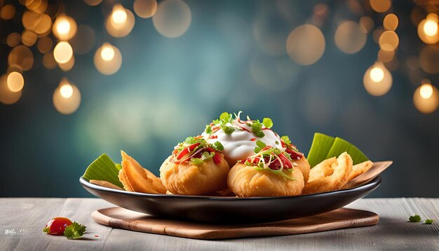 Crispy Kachori Chaat