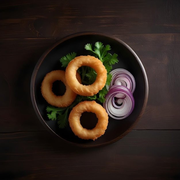 Crispy Onion Rings with Creamy Dipping Sauce