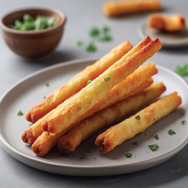 crispy potato snack on a plate