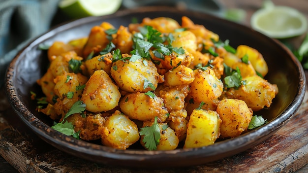 Crispy Spiced Aloo Gobi with Turmeric and Cumin