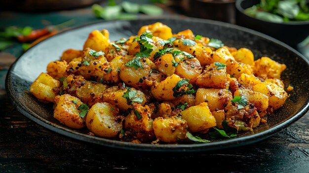 Crispy Spiced Aloo Gobi with Turmeric and Cumin