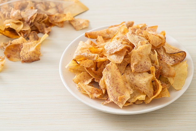 Crispy Sweet Taro Chips snack