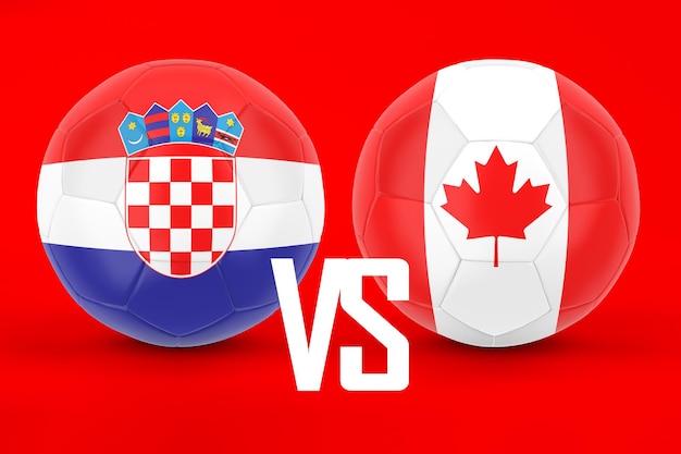 Croatia Versus Canada Football Match