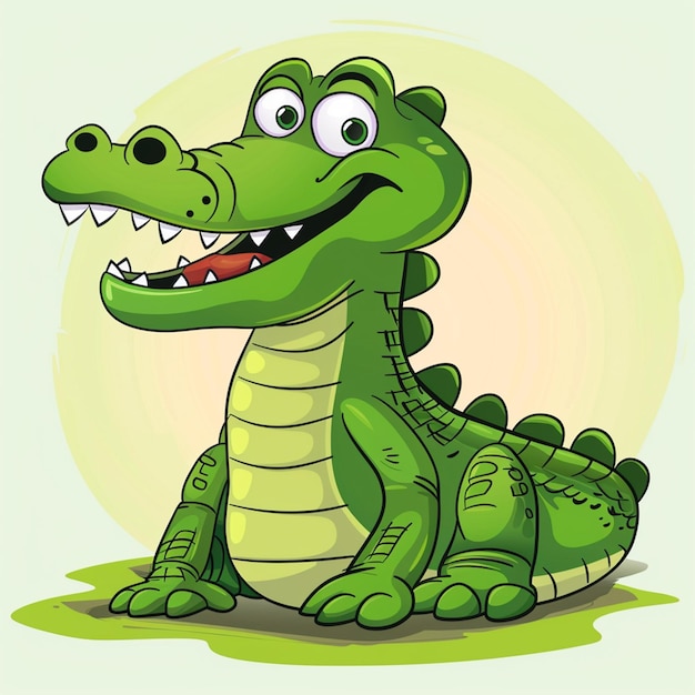 Photo crocodile illustration icon cartoon graphics