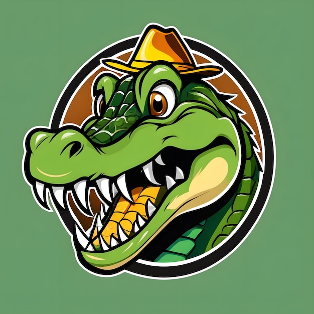 Crocodile Mascot Logo Crocodile Esports logo Crocodile Logo Design Crocodile Gaming logo Animal Mascot Logo Illustration Animal Gaming Logo Crocodile Illustration AI Generative