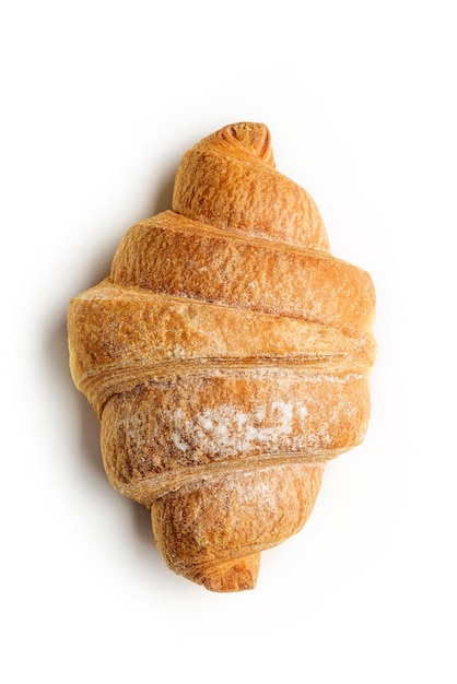 Croissant isolated on a white background