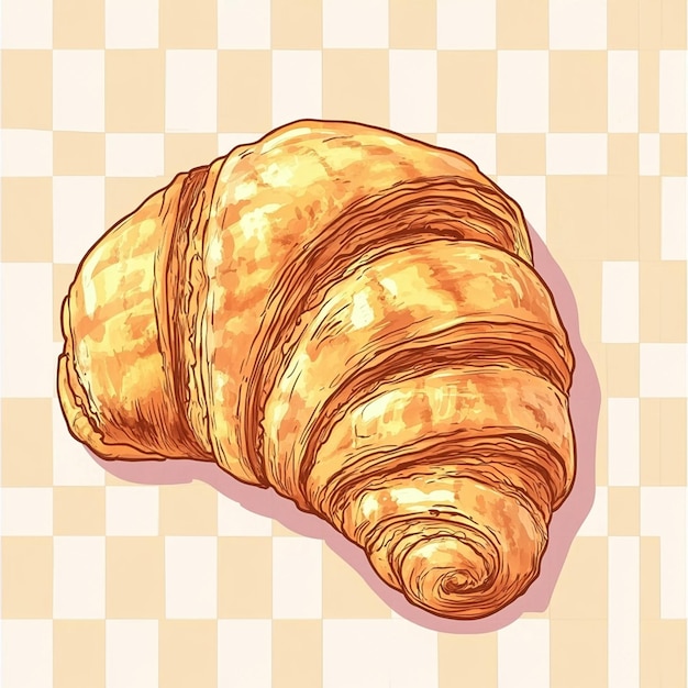 Photo croissant vector