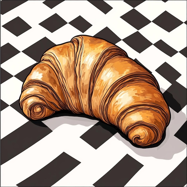 Photo croissant vector