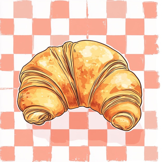 Photo croissant vector