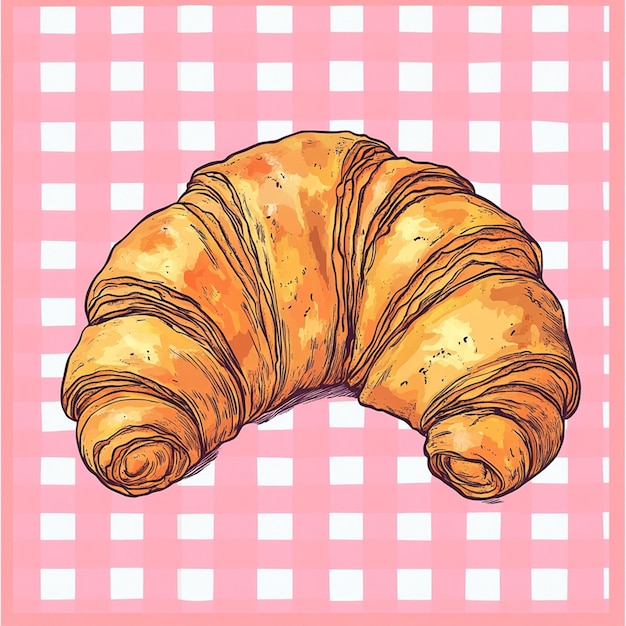 Photo croissant vector