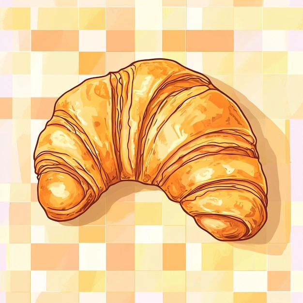 Croissant vector