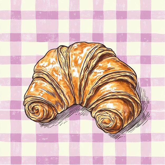 Photo croissant vector