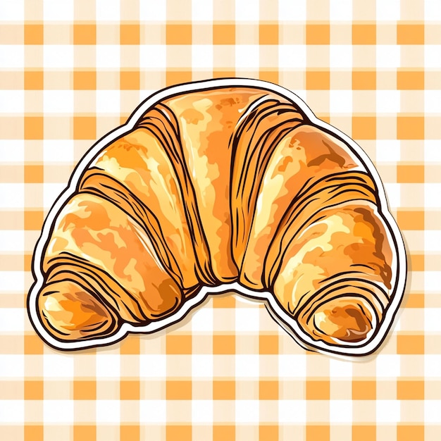 Photo croissant vector