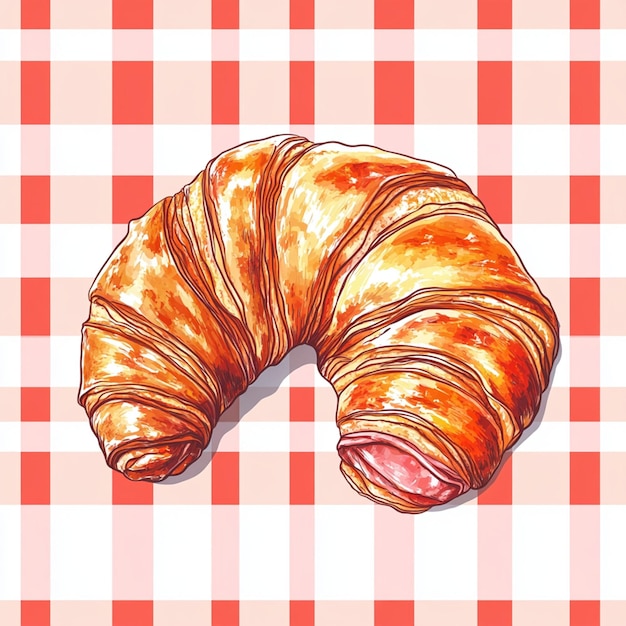 Photo croissant vector