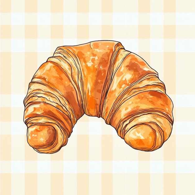 Photo croissant vector